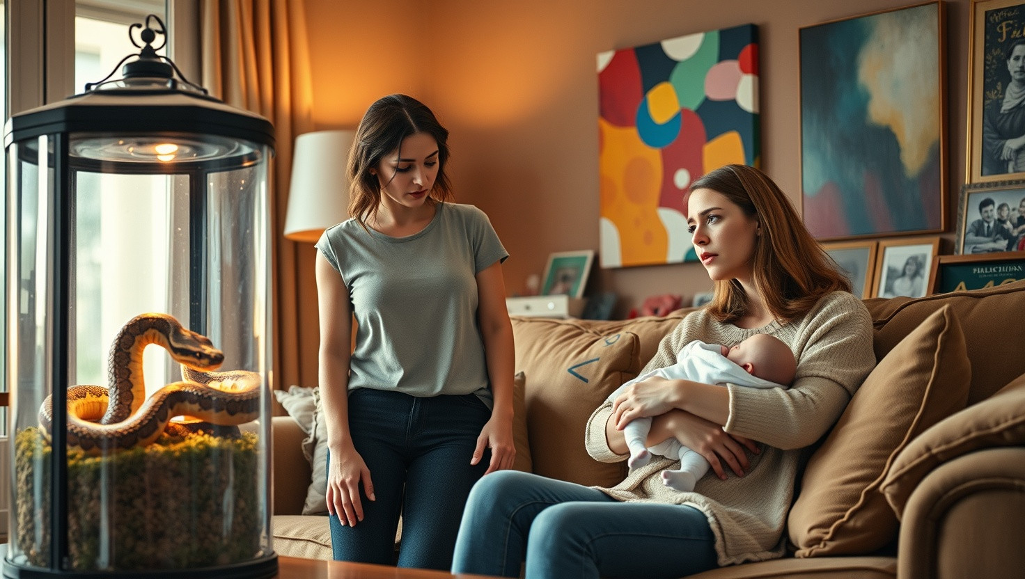 Refusing to Take in Sisters Snake After Baby: AITA?