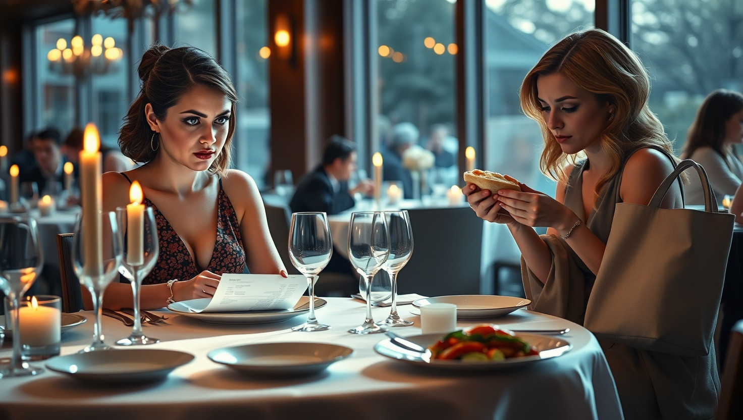 Friend Brings Own Food to Fancy Restaurant: AITA for Refusing to Split the Bill?