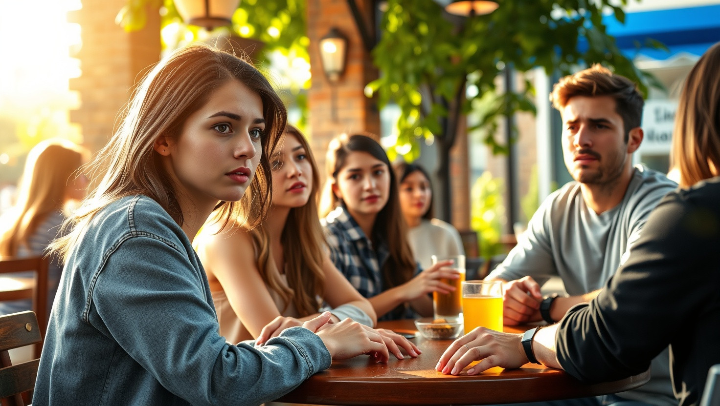 Handling Uncomfortable Advances: Addressing Friends Behavior in Group Setting