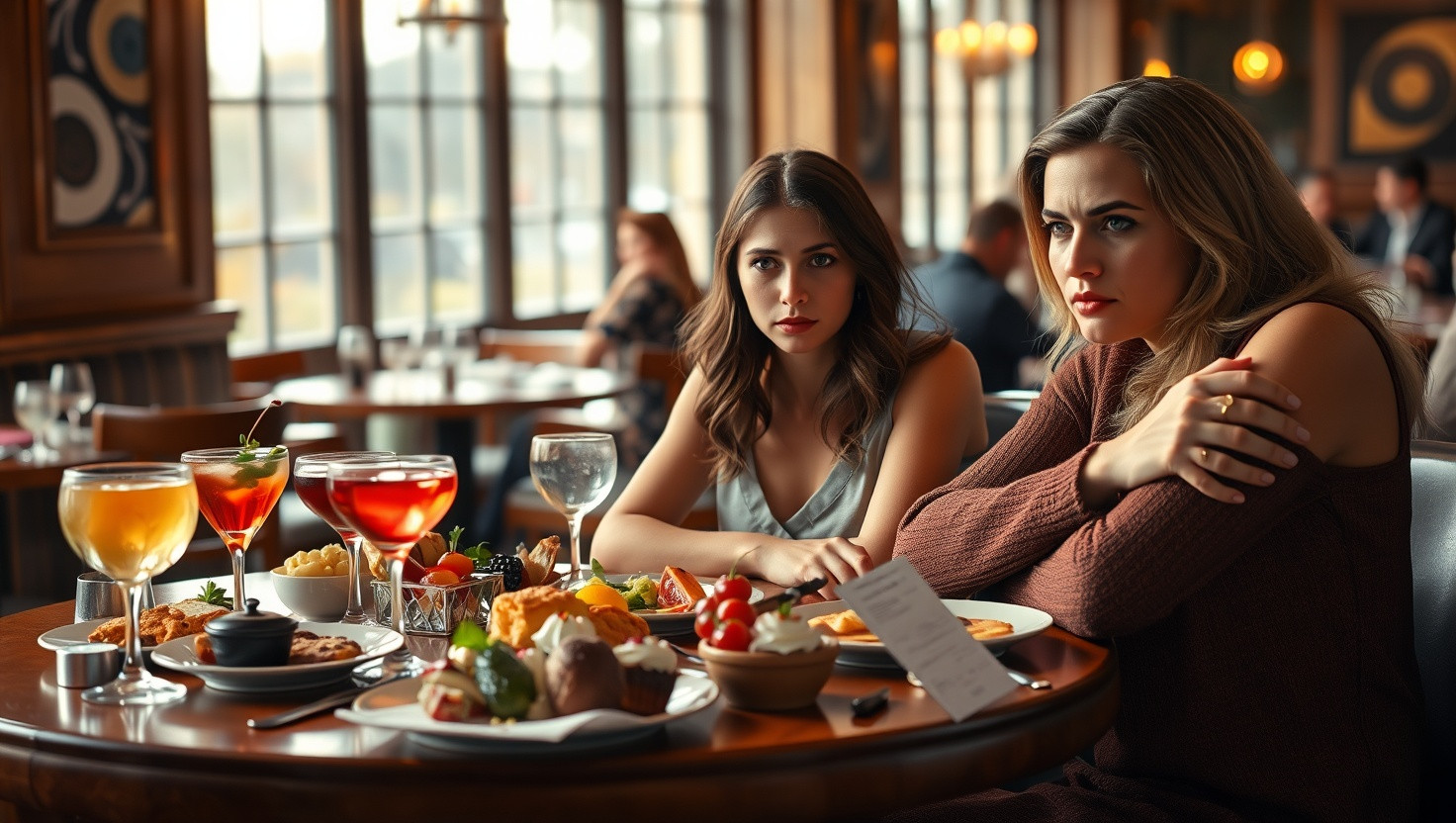 Dealing with a friend who overspent on dinner - Am I wrong for not wanting to split the bill evenly with her?