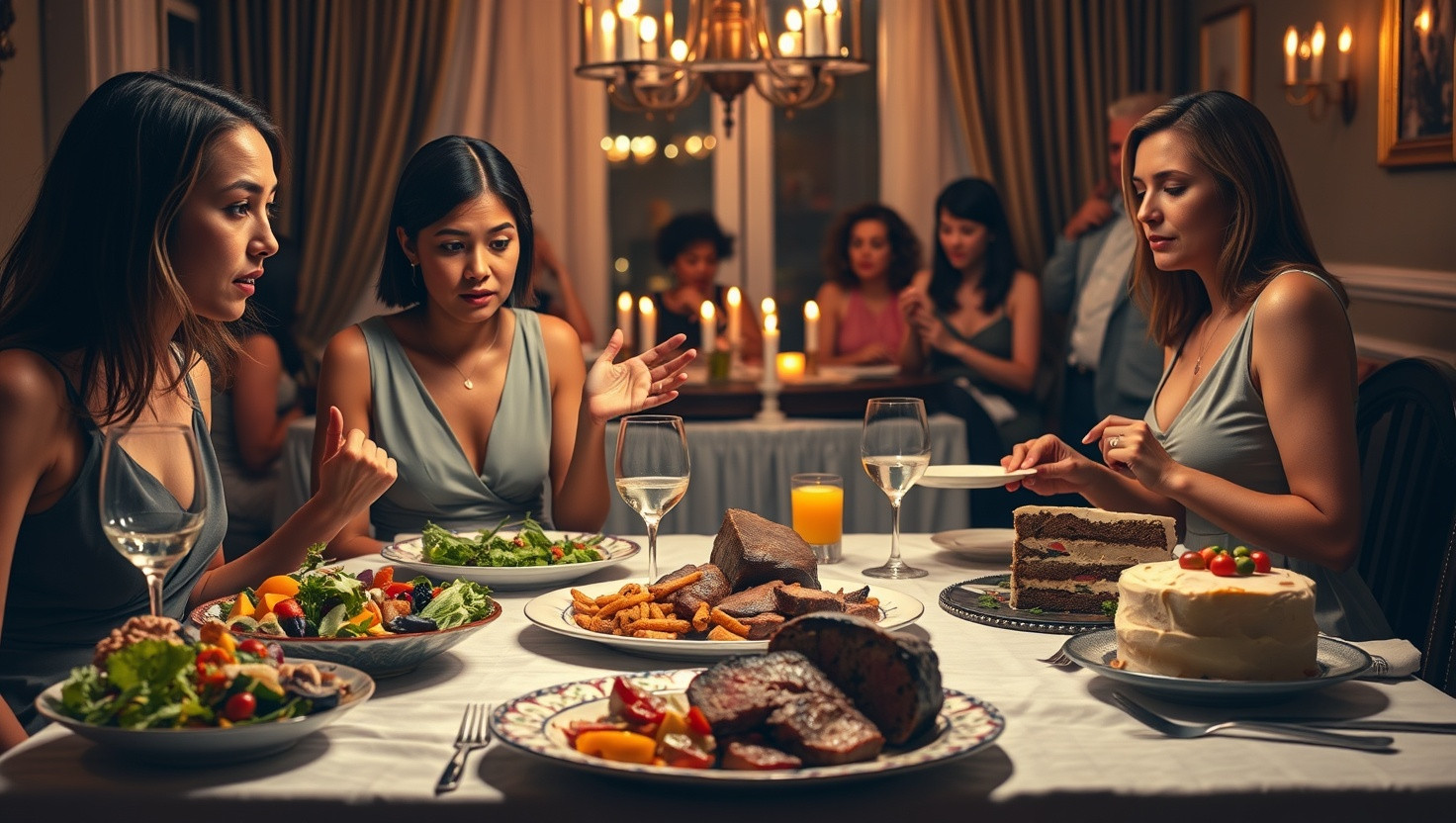 Debating Meat: Etiquette Dilemma at Vegan Friends Birthday