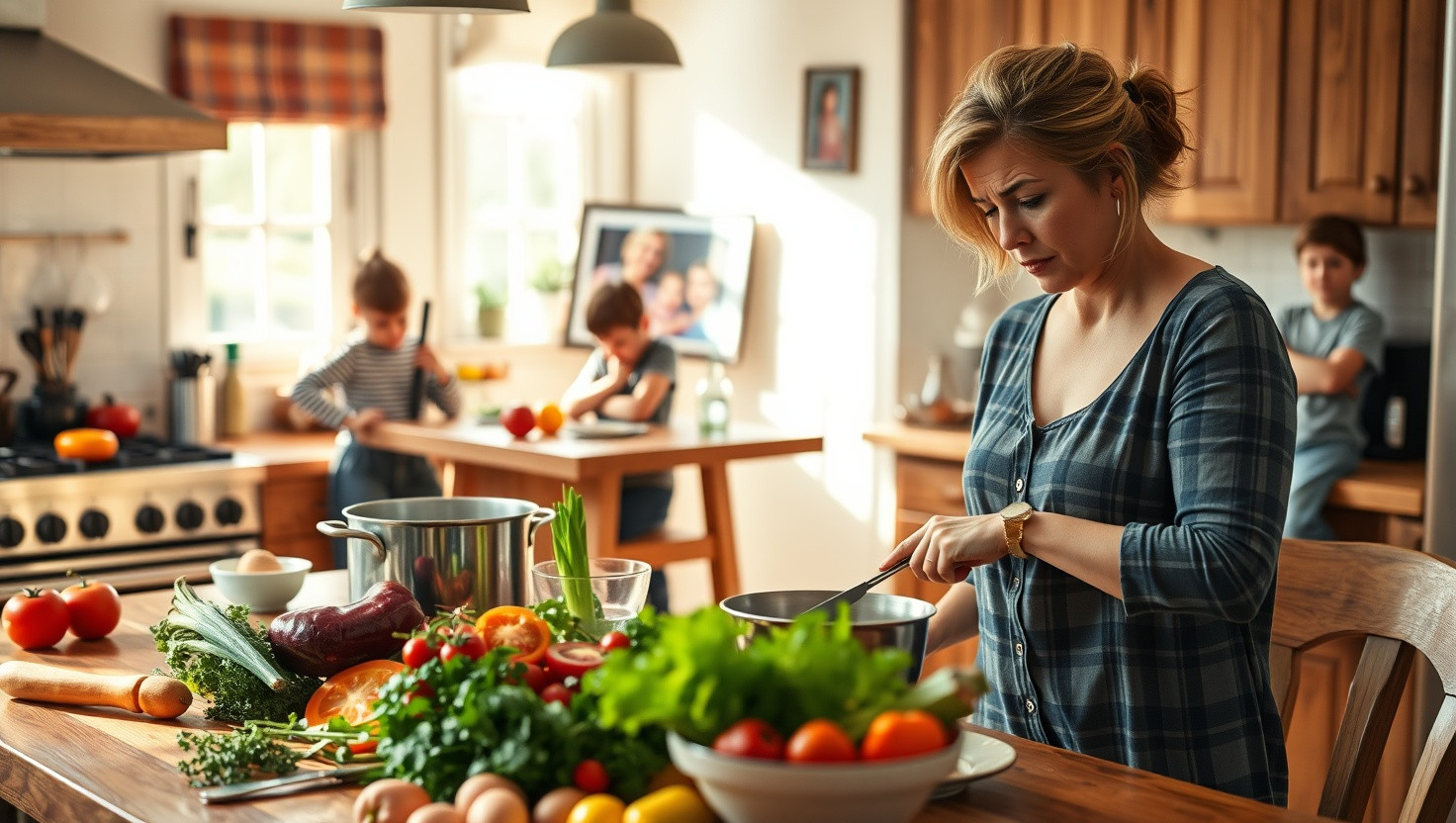 Should You Cook Alone or Together? Moms Dilemma Leads to Family Dinner Disaster