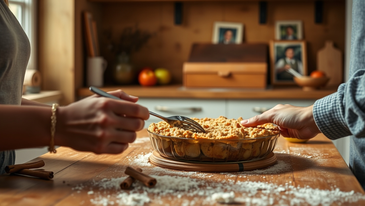 Should I Share My Secret Apple Crumble Recipe with My Partner?