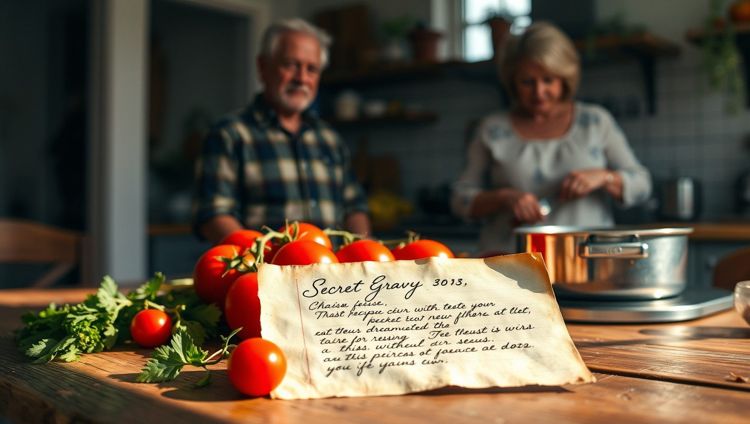 Debating whether to share grandmas secret gravy recipe with mother-in-law for her restaurant