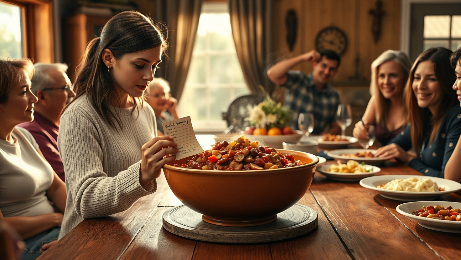 Family Drama: Refusing to Share Moms Secret Chili Recipe Leads to Tension at Dinner
