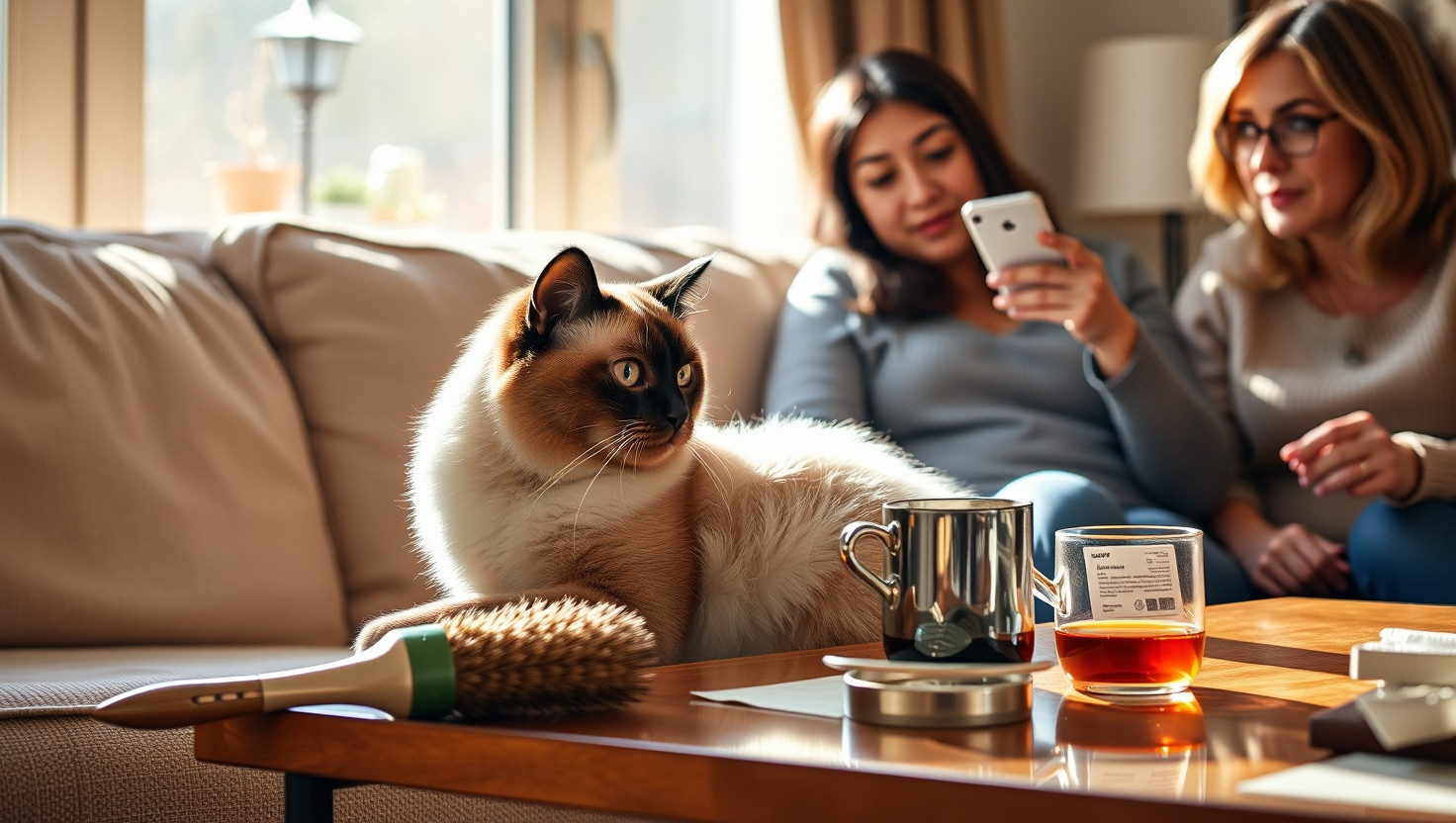 Debating Splitting Cats Luxe Grooming Bill with Friend: AITA?
