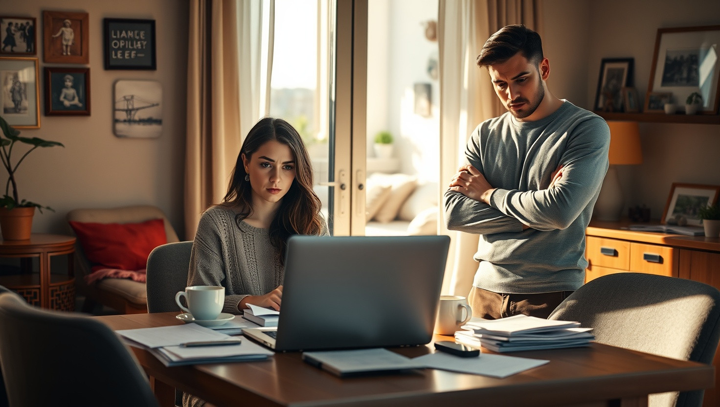 AITA for wanting to adjust rent split with partner after his job change?