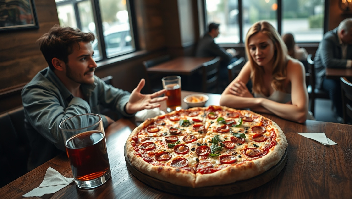 Friend insists on splitting pizza bill after adding extra toppings without asking - AITA?