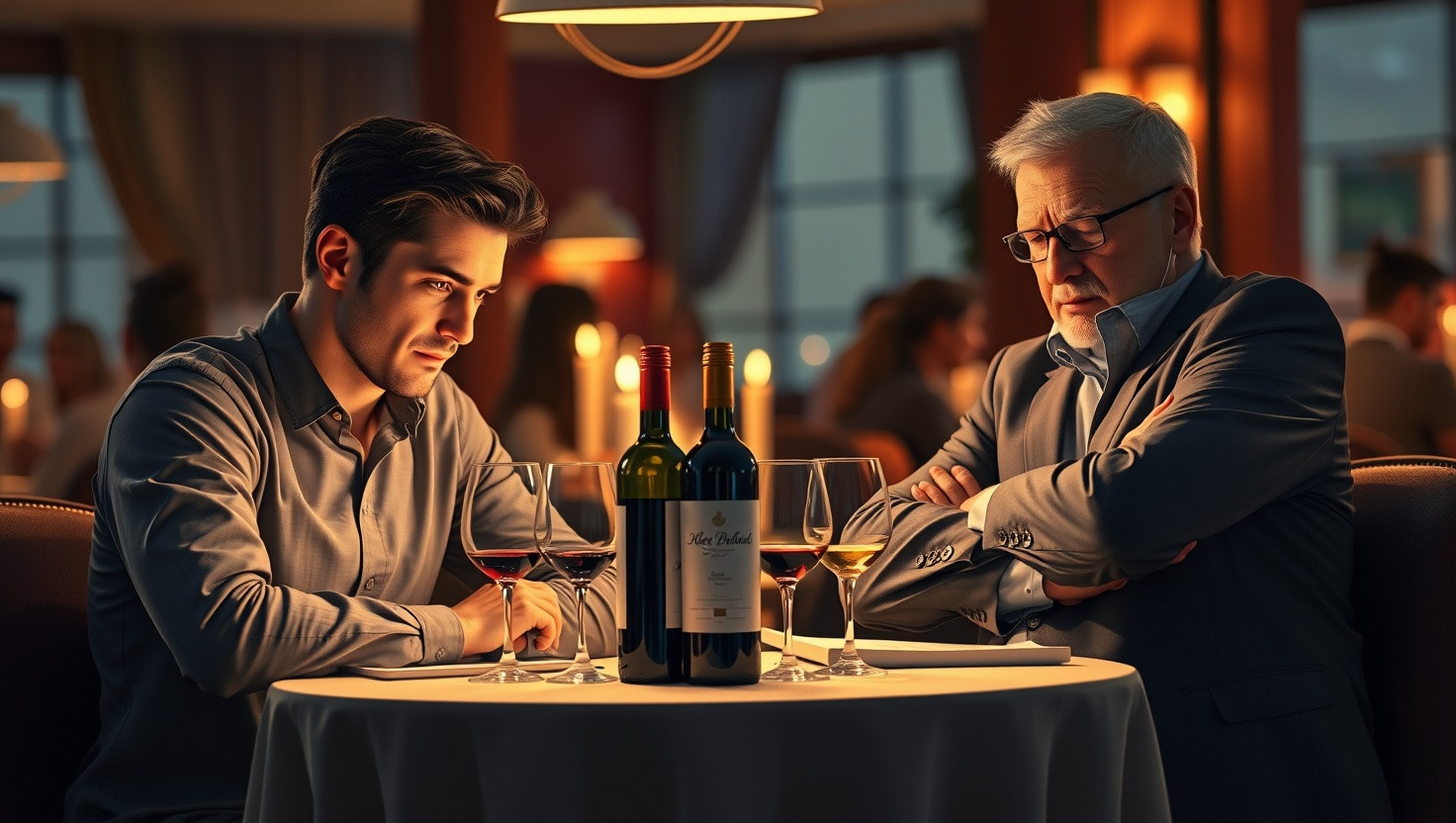 Friend Orders Expensive Wine Without Asking - AITA for Refusing to Split the Bill Evenly?