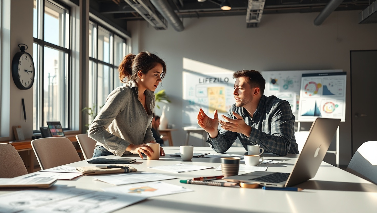 Workplace Dilemma: Partner Conflict Over Creative Vision – AITA for Holding My Ground?