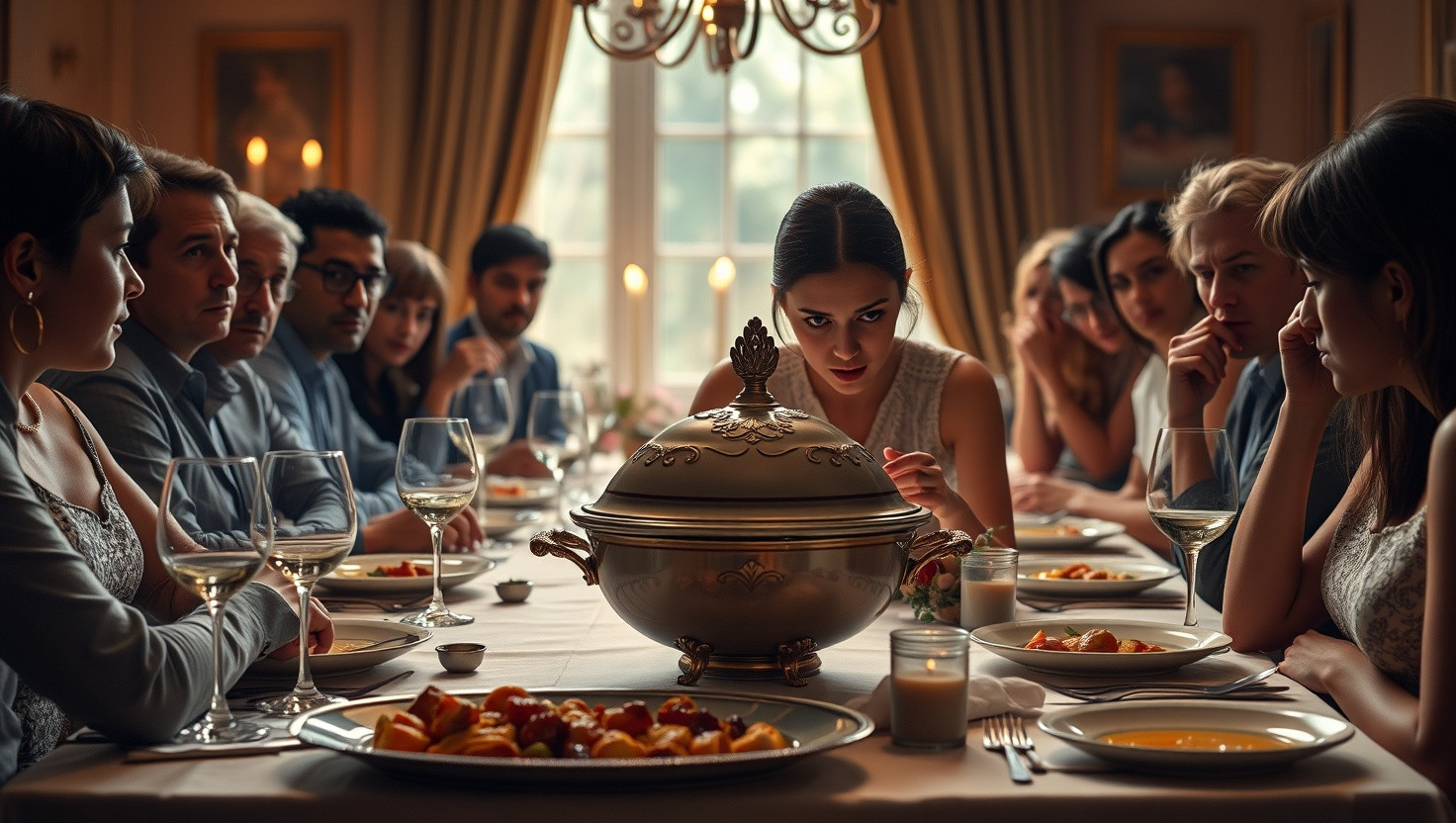 Should I Politely Decline Mystery Dish at Dinner Party? AITA?