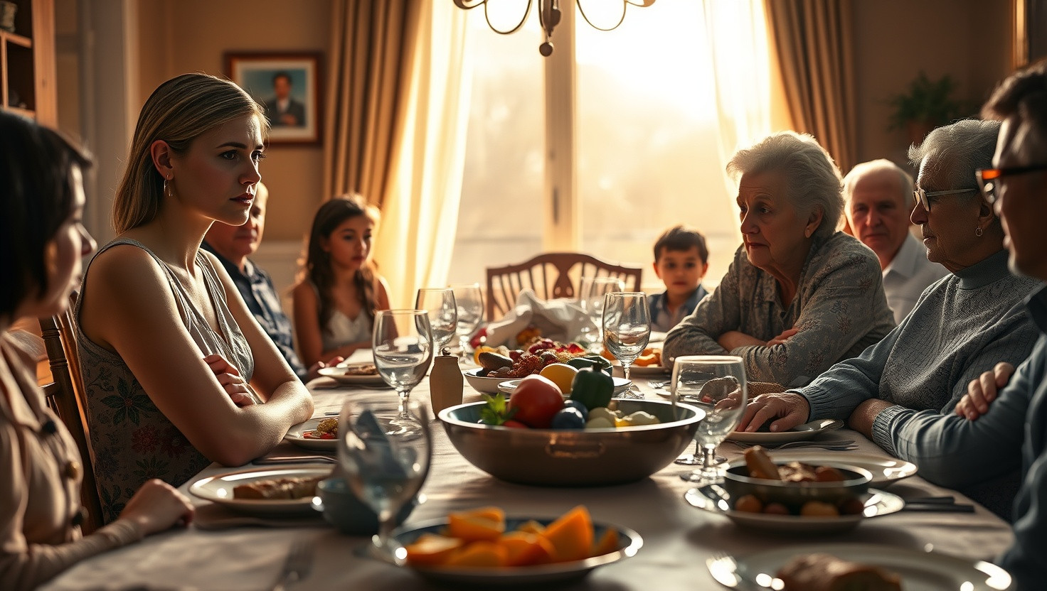Family Dinner Drama: Confronting Grandmas Strict Mealtime Rules - AITA?