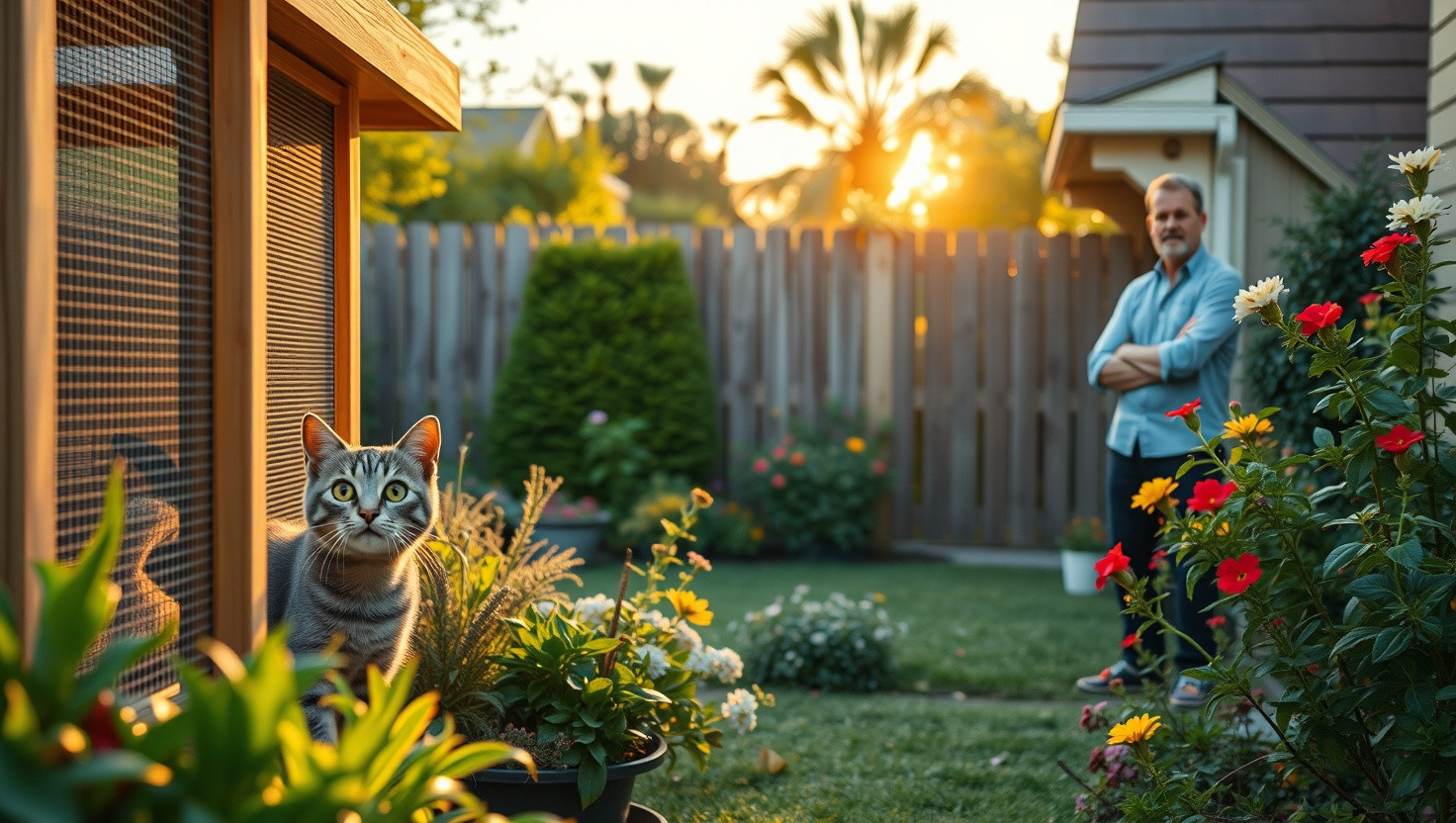 Neighbor Dispute: Should I Build a Catio for My Cat Despite Objections?