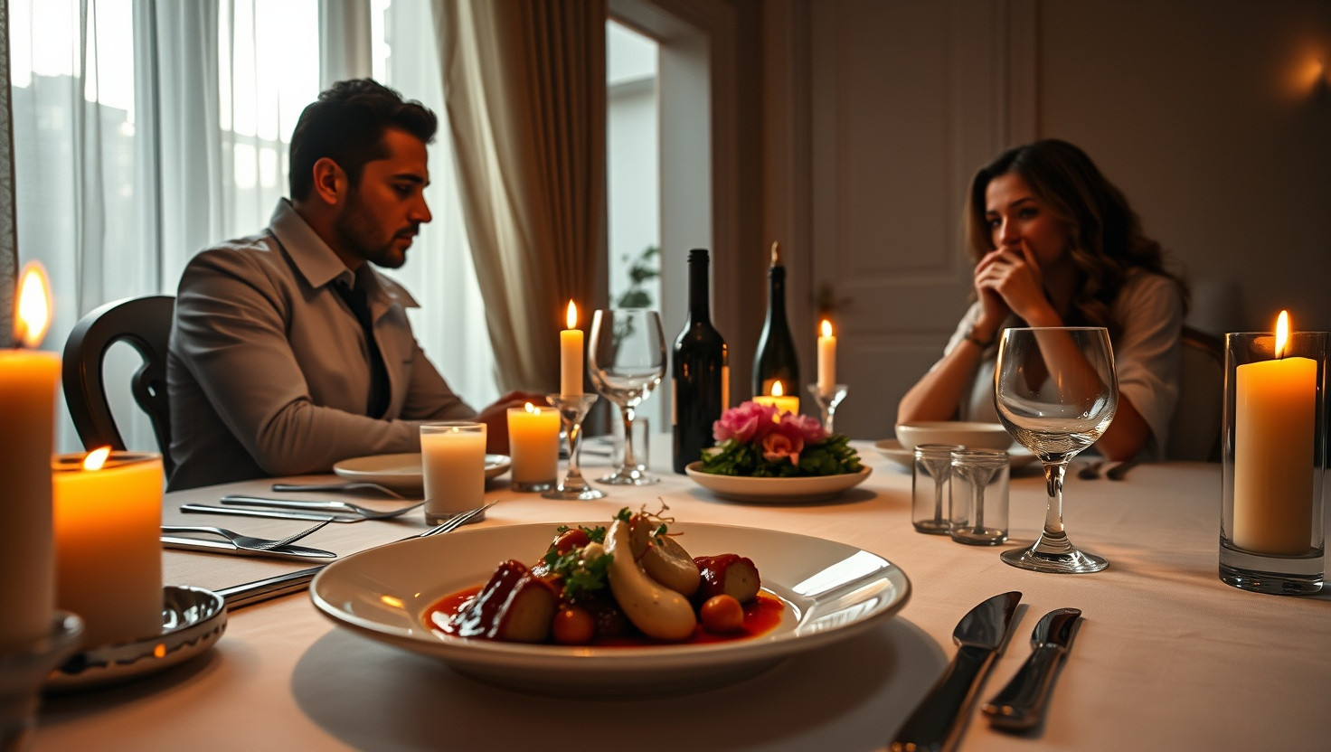 Am I the Jerk for Not Sharing My Date Night Meal with Partners Unexpected Guest?