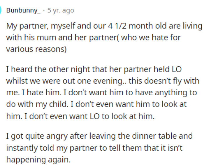 This just goes to show that many MILs are out of line, and not everyone needs to be around your baby, especially if they're problematic.