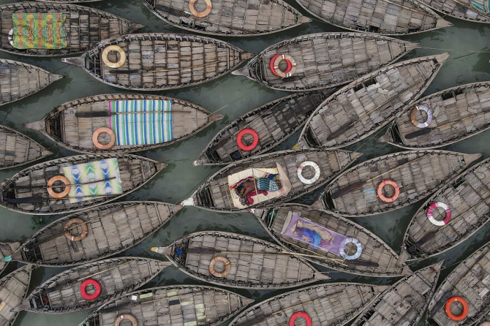 5. Fatigue Sleep On The Boats By Muhammad Amdad Hossain