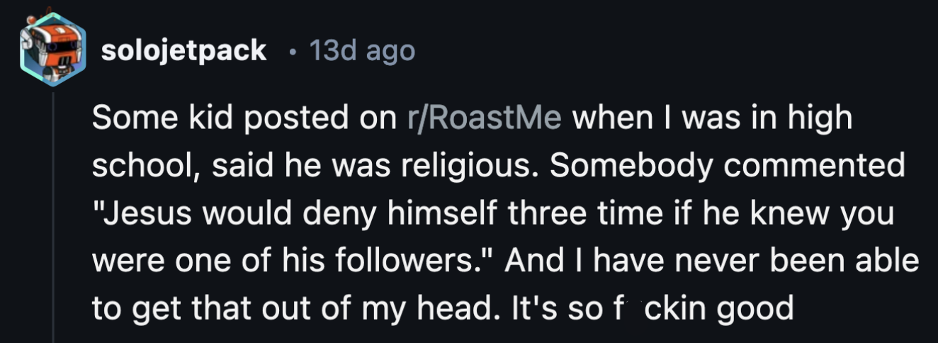 29. He died for all our sins, not yours though.