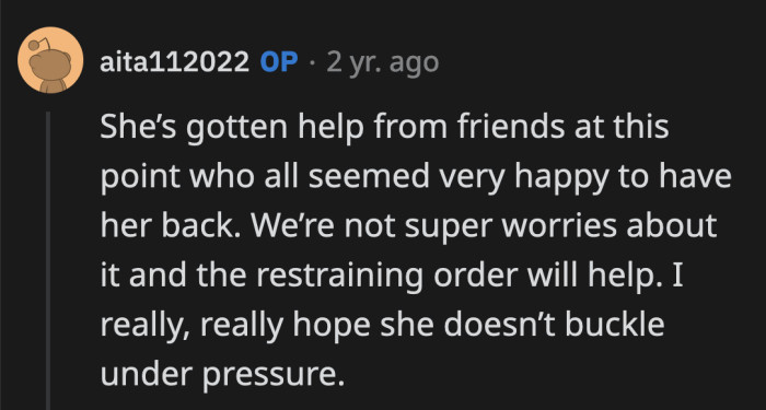 OP has to realize that what he did for his sister was no small thing