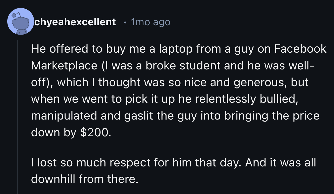 46. At that point, it was a game to him.