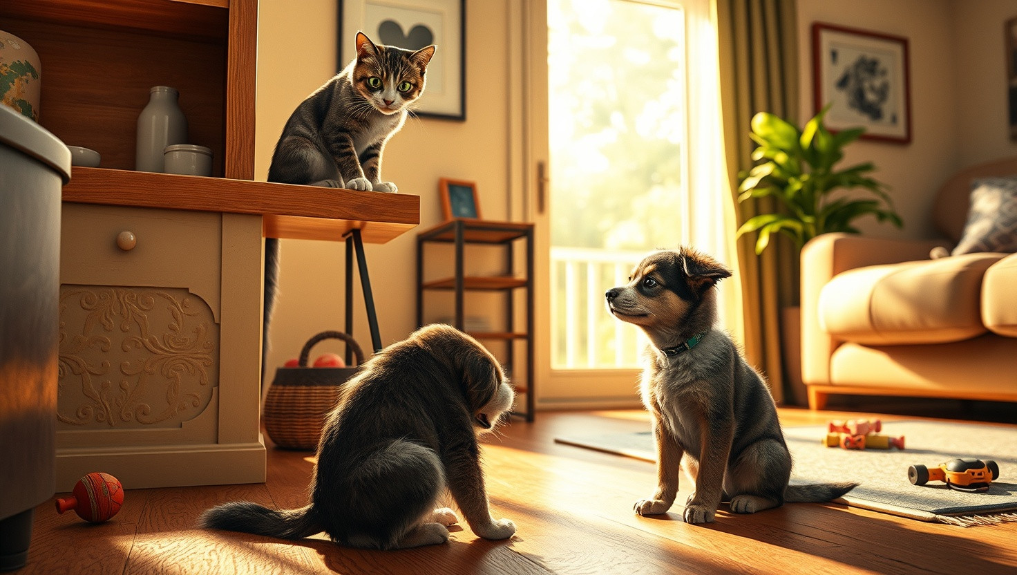 Should I Keep My Boyfriends Cat and My Puppy Separate in Training Classes?