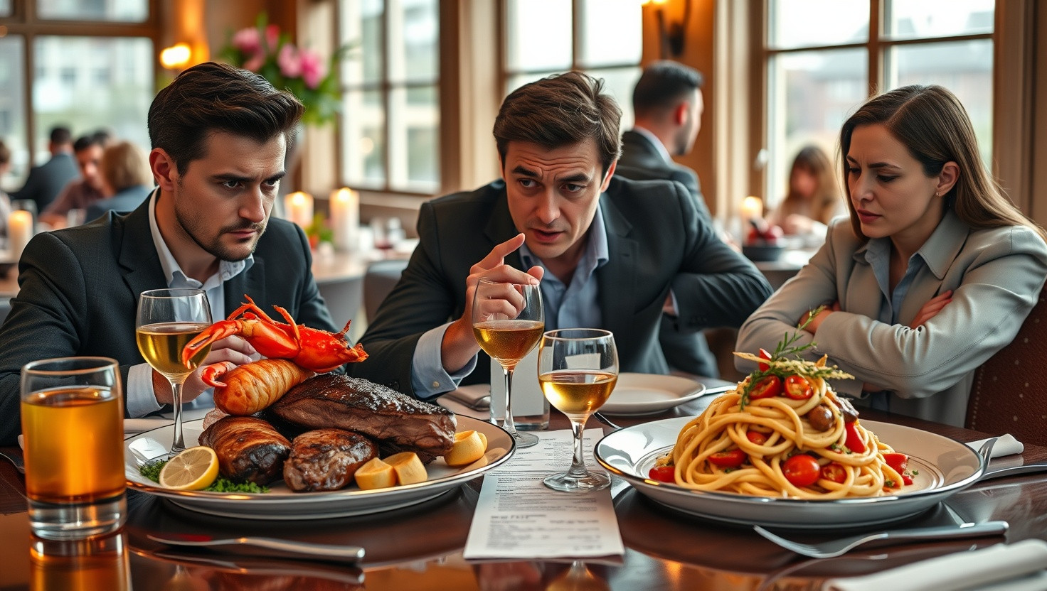 AITA for refusing to split the bill evenly with friends over pricey menu orders?