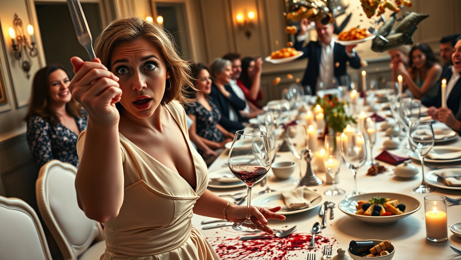 Causing Chaos: My Role in the Fancy Dinner Party Food Fight