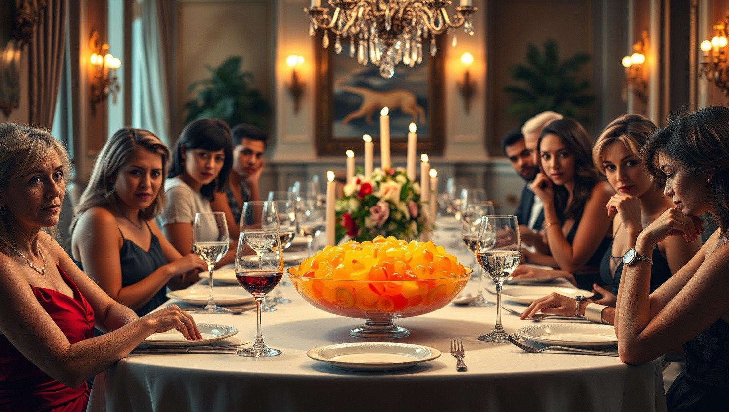 Debating the Appropriateness of Serving a Family Tradition at a Fancy Dinner Party
