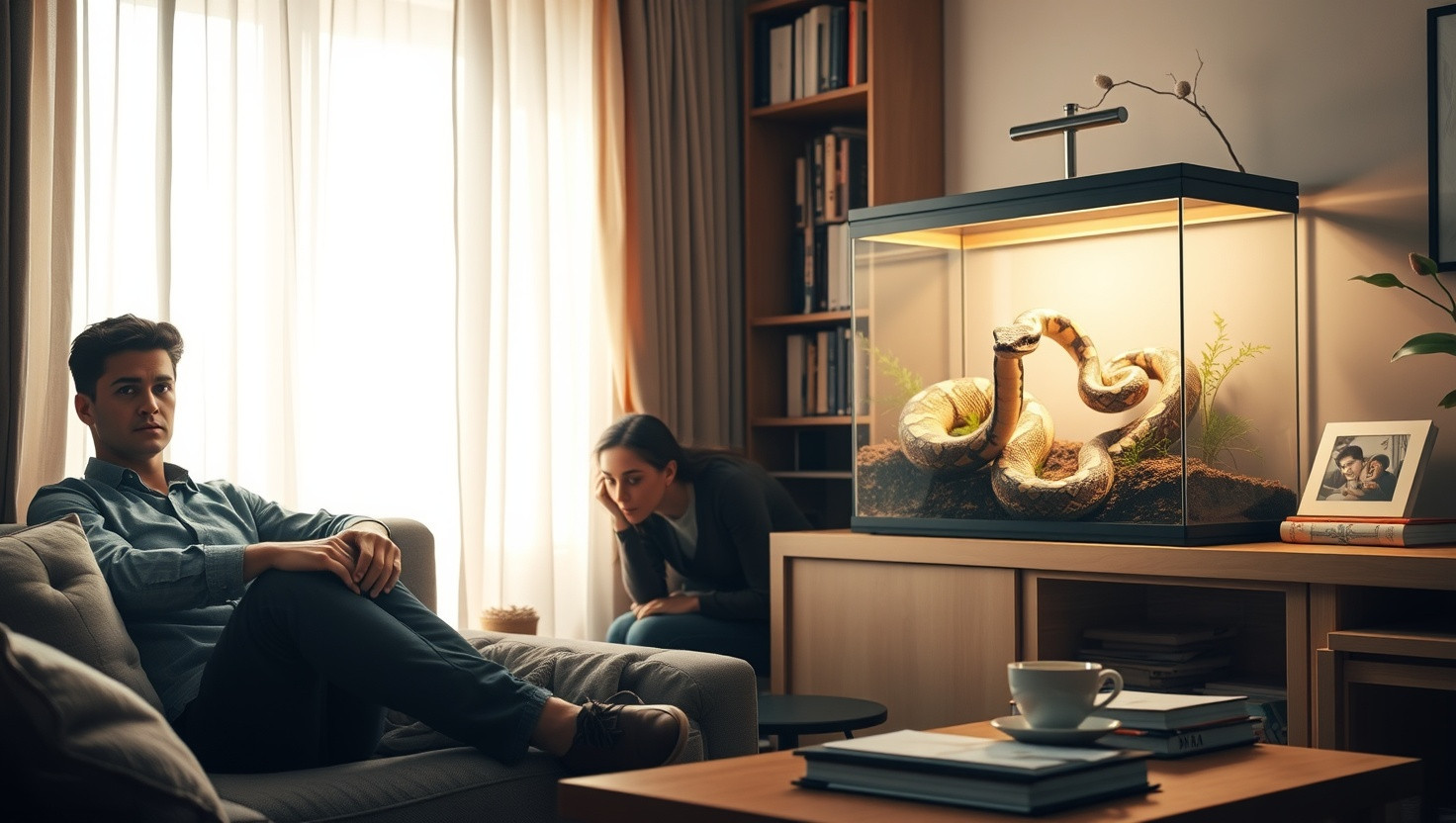 Roommates Emotional Support Snake Causing Conflict: AITA for Limiting Its Roaming in Our Apartment?