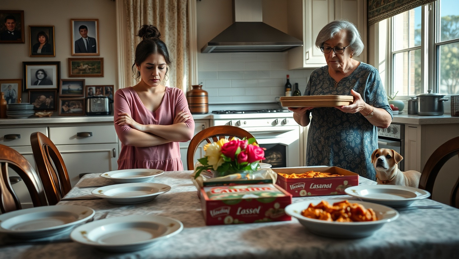 Family Dinner Drama: Banning Mom Over Catering Mishap