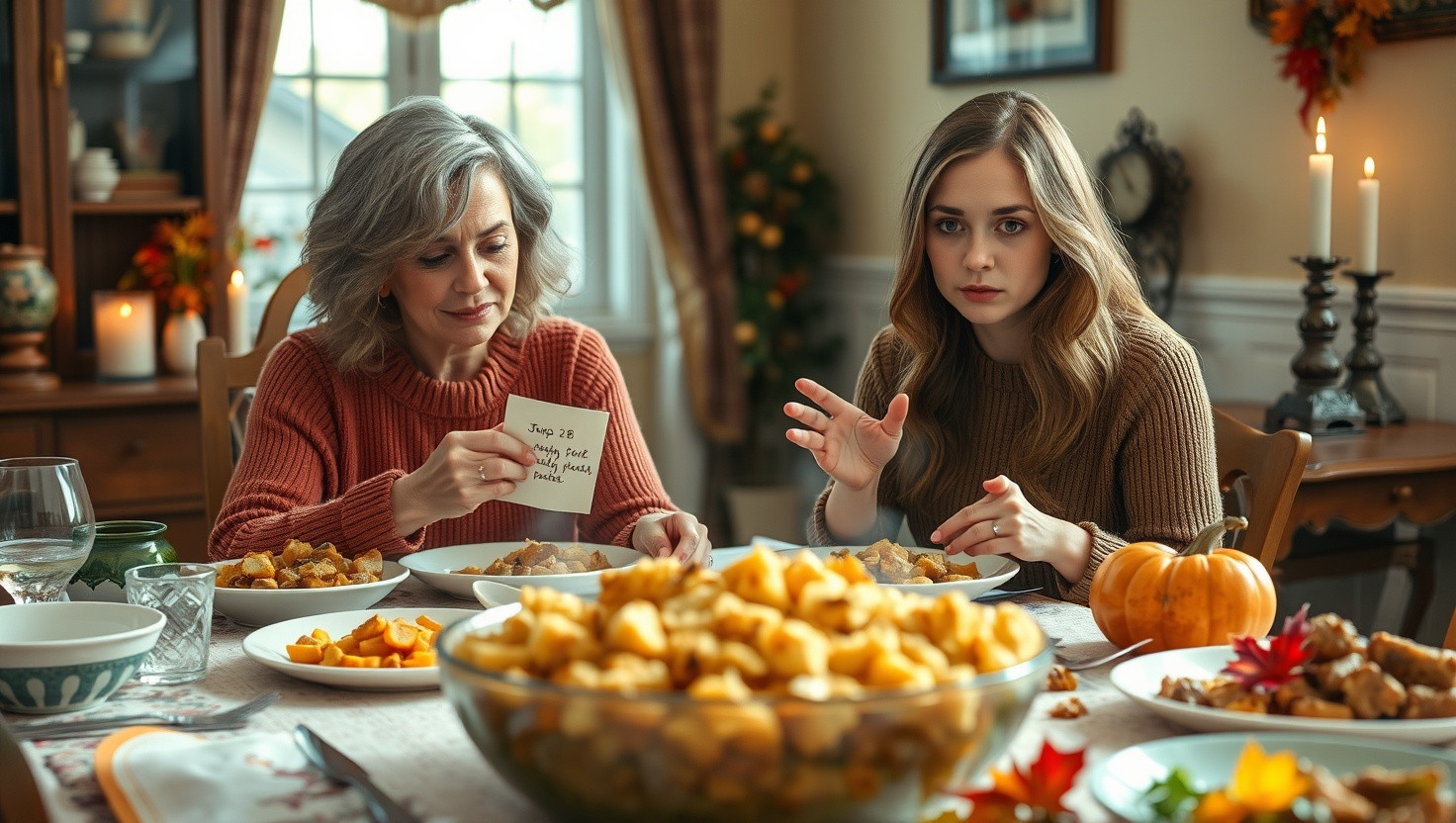 Family Feud: AITA for Refusing to Share Grandmas Secret Thanksgiving Stuffing Recipe?