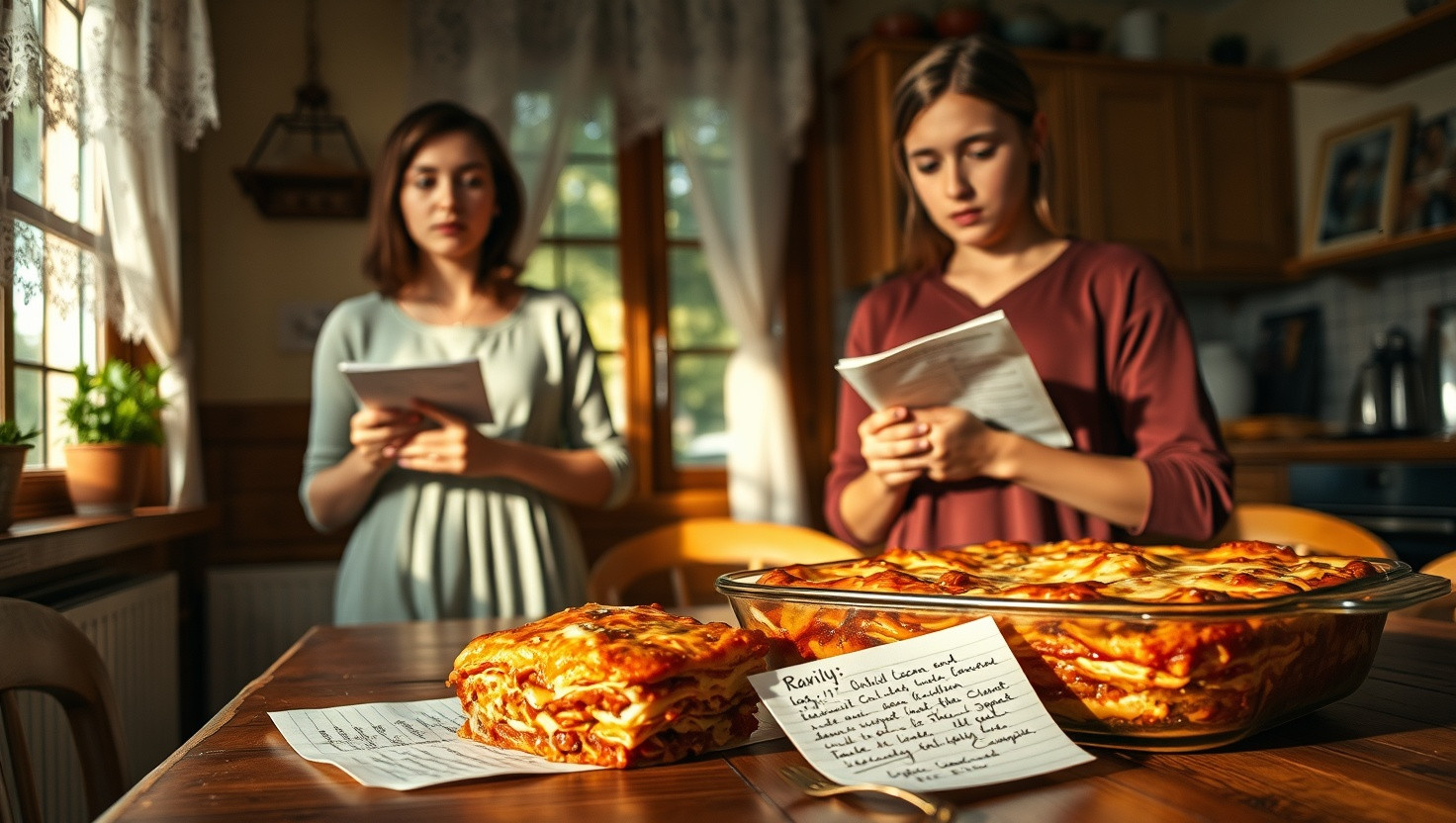 Family Drama: Refusing to Share Moms Secret Lasagna Recipe - AITA?