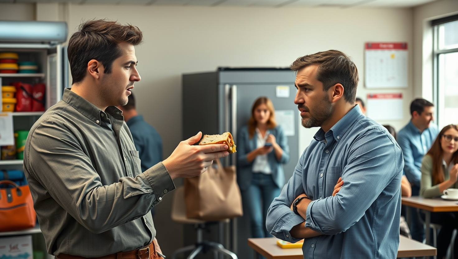 Office Lunch Thief Exposed: Confronting Coworker for Stealing Meals - AITA?