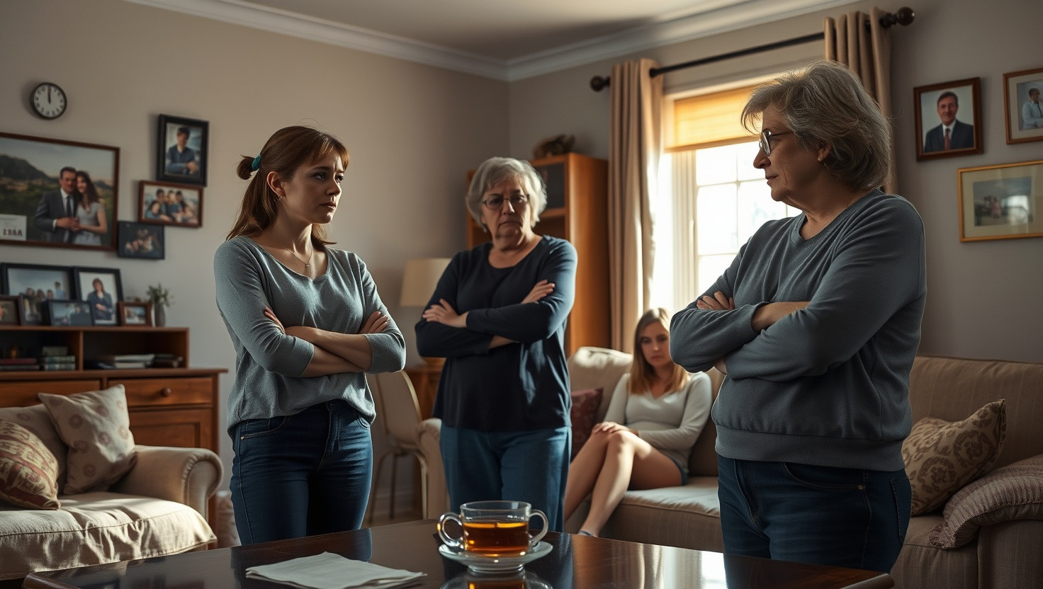 Confronting Family Friend for Spreading False Rumors About Sister