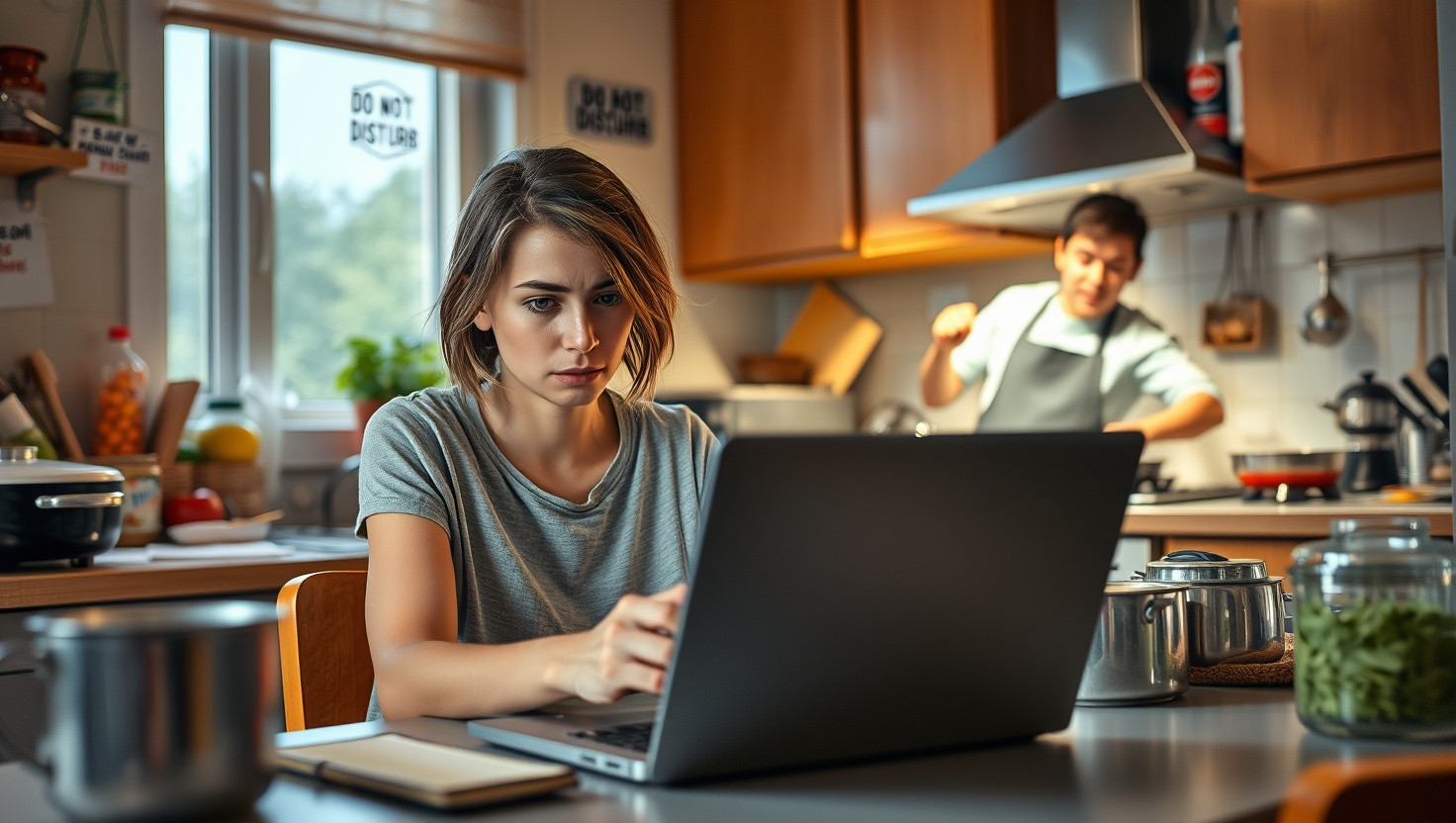 Roommate Banned from Noisy Cooking Show in Shared Kitchen