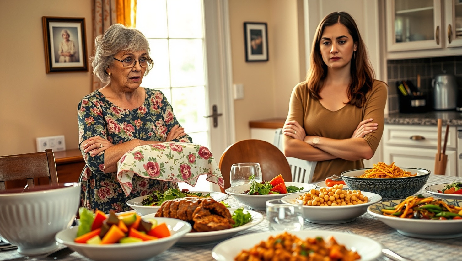 Family Dinner Drama: Moms Meatloaf Secret Exposed - AITA for Banning It?