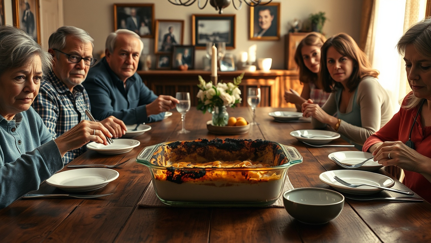 Should I Serve Grandmas Burnt Casserole? Family Tradition Dilemma