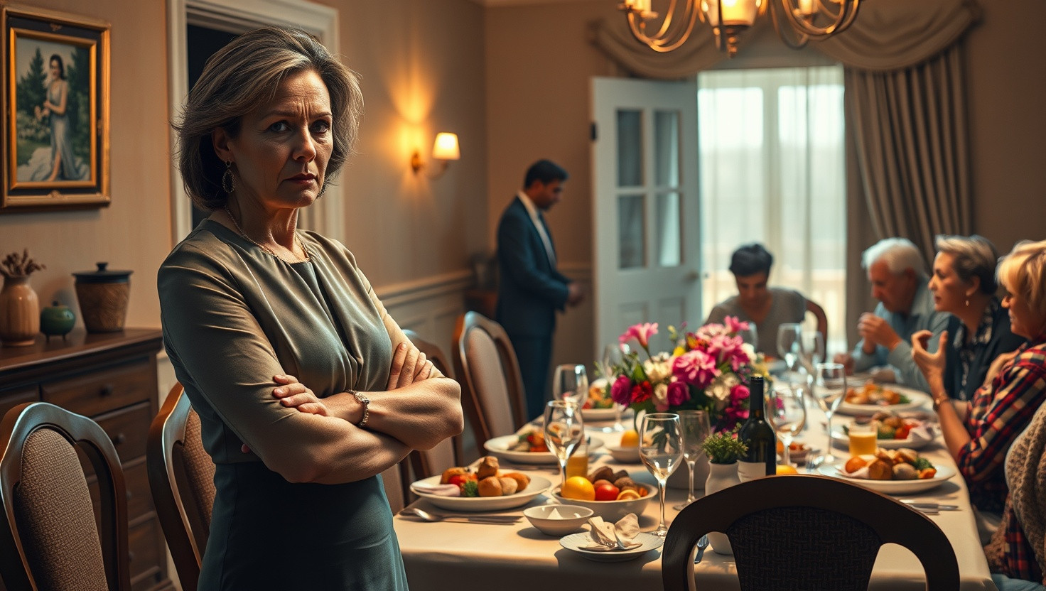 Family Dinner Drama: Sister Bans Partner Over Politics - AITA for Skipping?