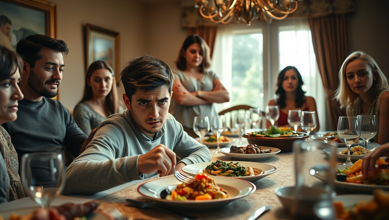 Family Drama: Sister Banned from Dinner for Feeding Vegan Boyfriend Meat