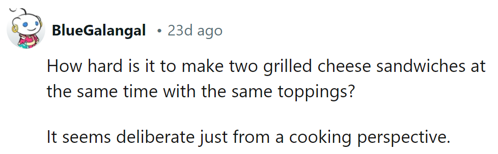 Seems like his recipe has a secret ingredient: unnecessary complication.