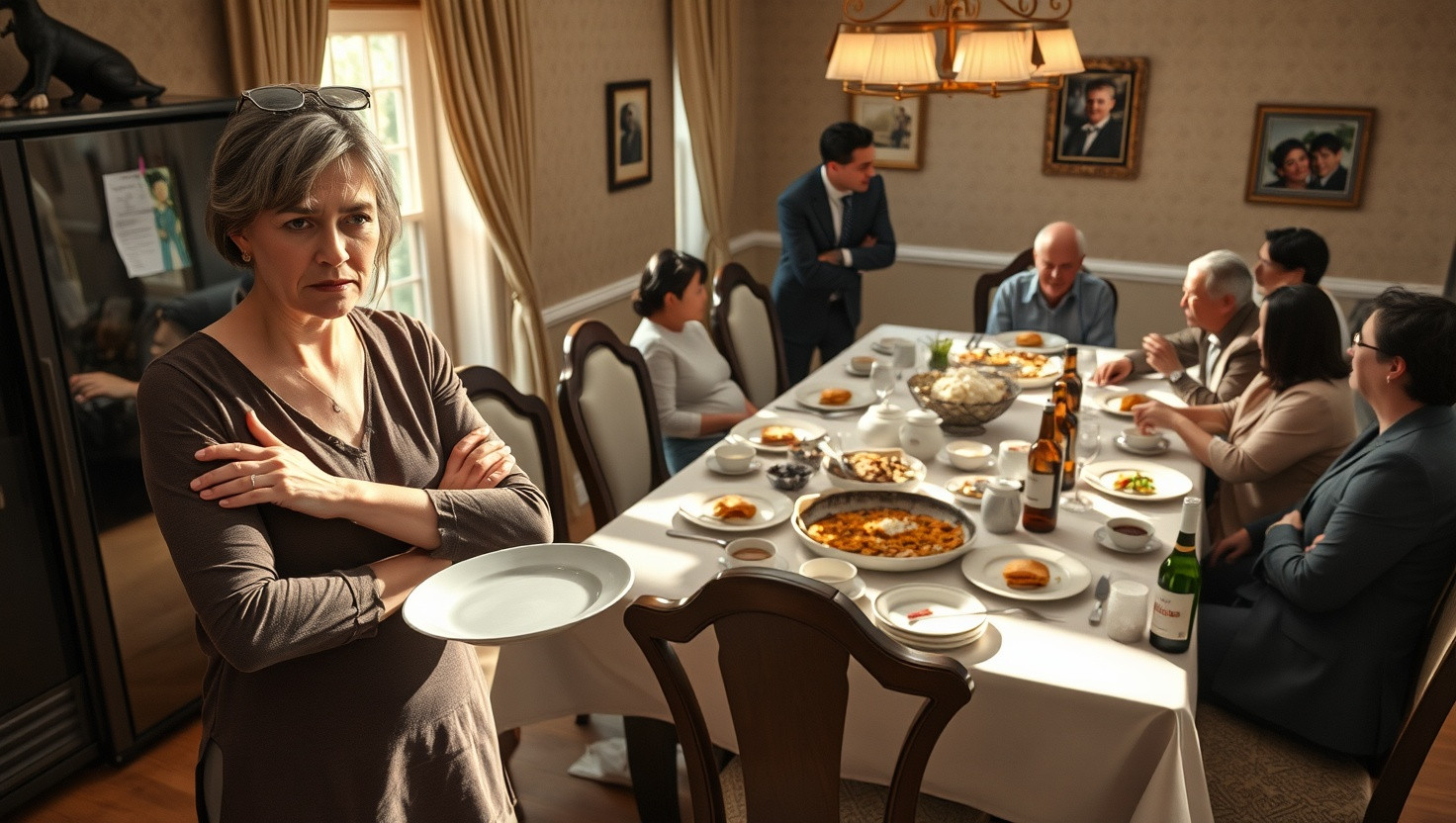 Should I Have Canceled Our Family Dinner When My Husband Invited His Entire Office Without Asking Me First?