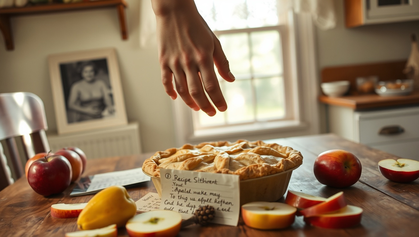 Debating to Share Grandmas Secret Apple Pie Recipe: A Family Dilemma