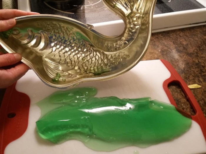 36. Jello Fish Mold: Nailed It!