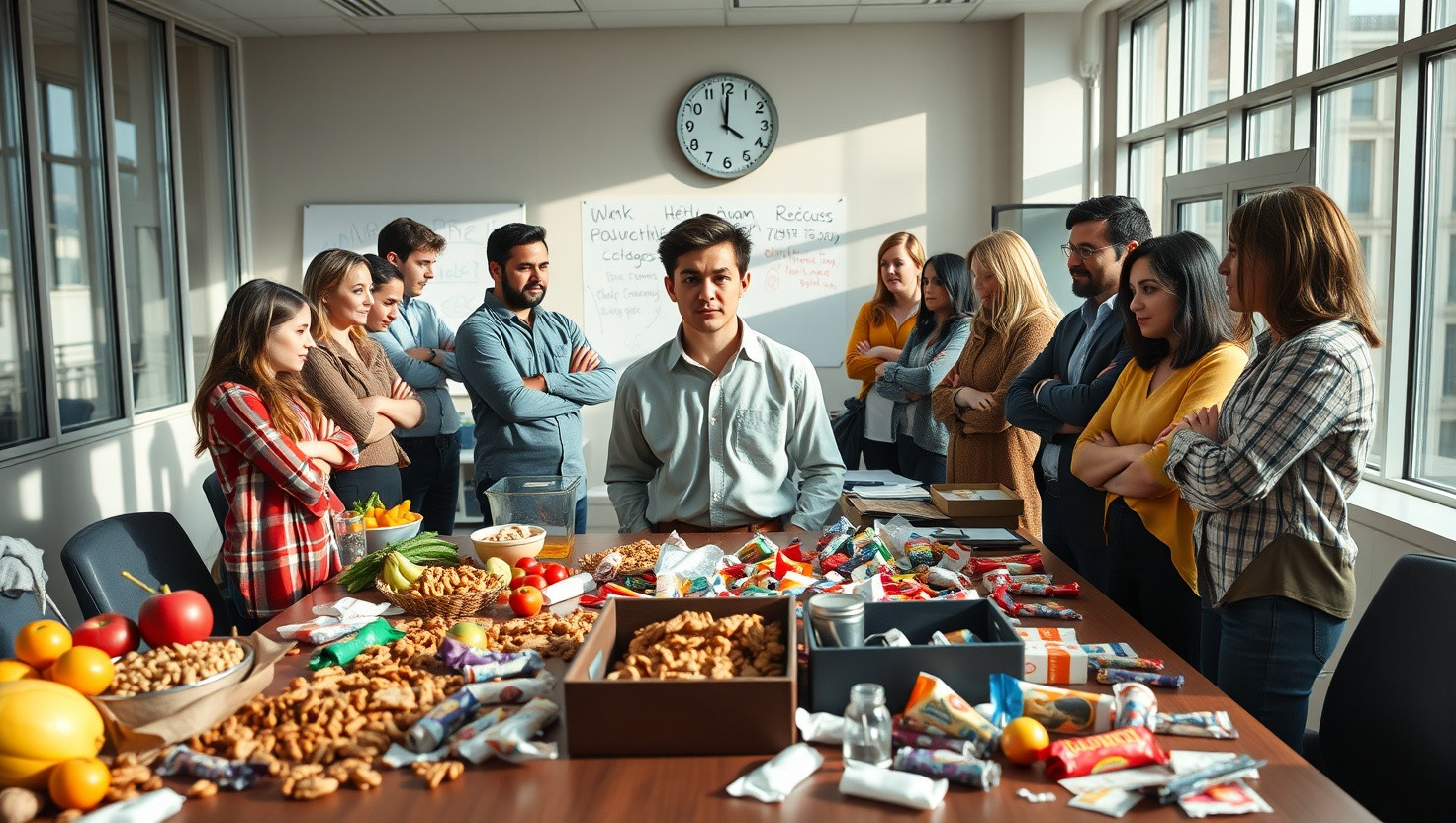 Enforcing Healthy Office Food Rules Sparks Controversy