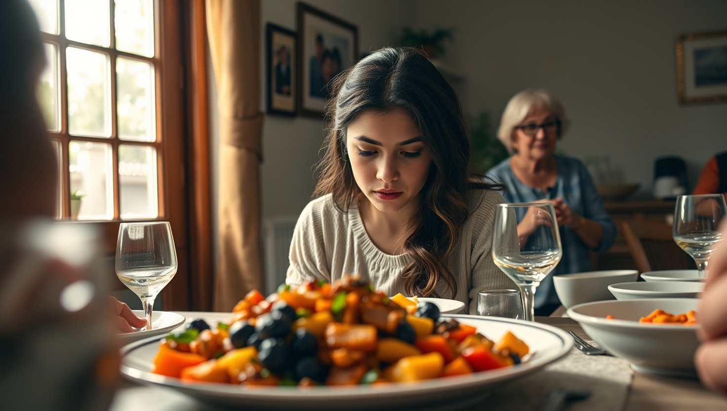 Family Dinner Drama: Aunt Steals Secret Recipe to Impress In-Laws - Would Excluding Her Be Justified?