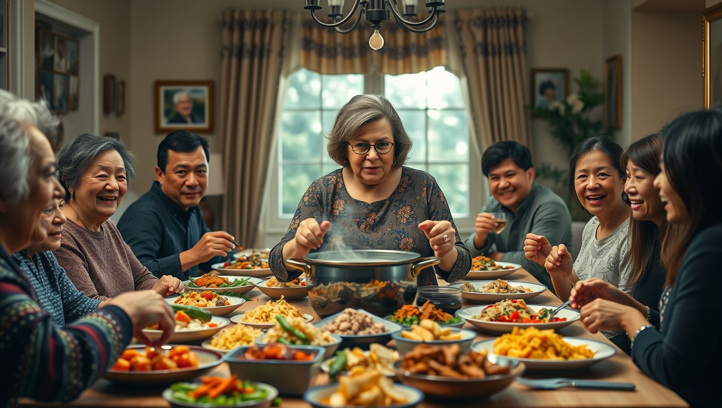 Reviving Family Dinner Tradition: Balancing Culinary Contributions Among Relatives