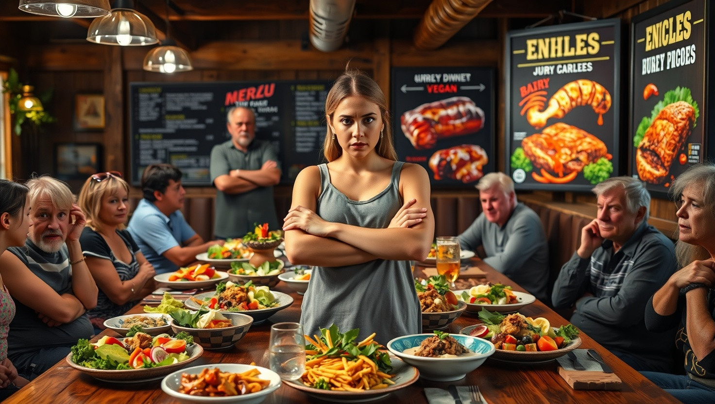 Family Feud: Vegans Standoff at BBQ Joint Sparks Controversy