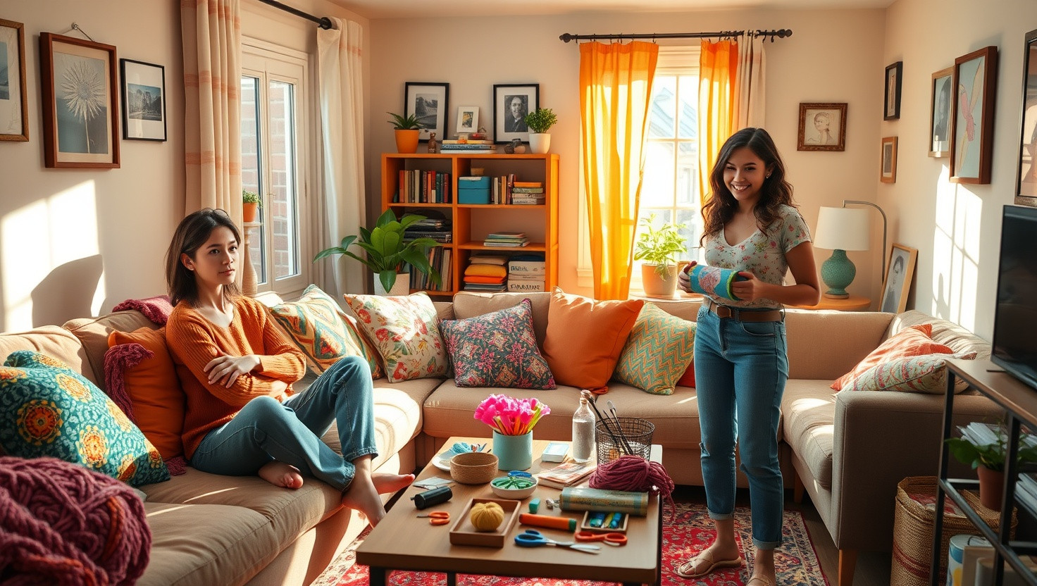 Should I Let My Roommate Host a Crafternoon Event in Our Living Room Without Asking Me First?