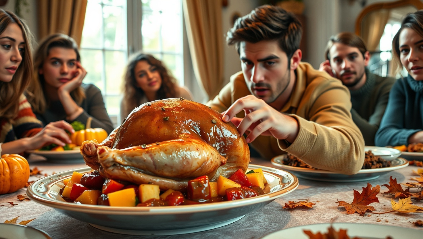 Friend Tries to Steal Credit for Cooking Masterpiece at Friendsgiving