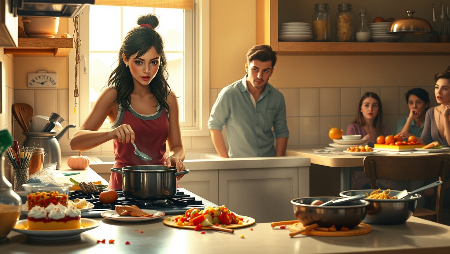 Rescuing a Friends Cooking Event: WIBTA for Taking Charge After Menu Mishap?