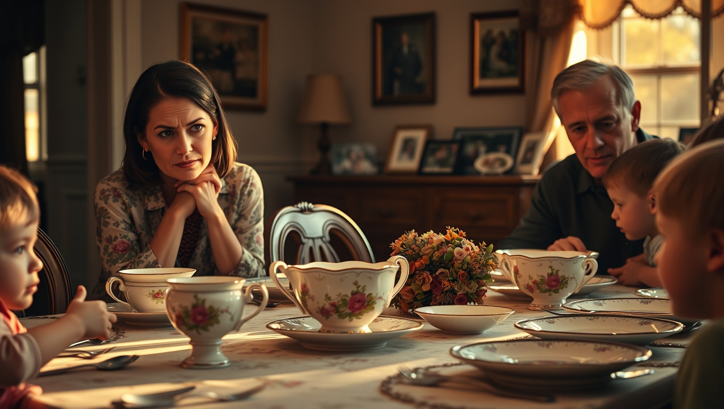 AITA for Using Grandmas Antique China Against Sisters Wishes?